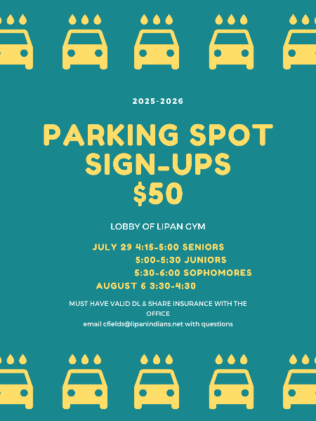 Poster for sign up times